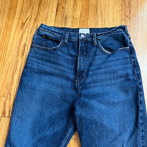 Frame Jeans Womens 33 Blue Hallam Le High N Tight Straight Leg Medium Wash Denim - Picture 2 of 11